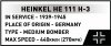 Cobi Klocki Klocki Heinkel HE 111 H-3 788 elementów